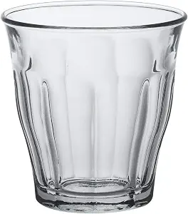 Duralex Made In France Picardie Clear Tumbler, Set of 6, 3-1/8 Ounce