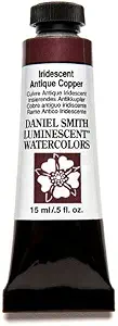 DANIEL SMITH Extra Fine Watercolor Paint, 15ml Tube, Iridescent Antique Copper, 284640009