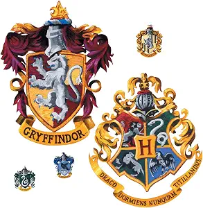 RoomMates RMK1551GM Harry Potter Crest Peel and Stick Giant Wall Decal