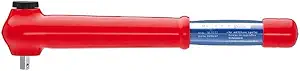 KNIPEX Reversible Torque Wrench, 3/8" Drive-1000V Insulated