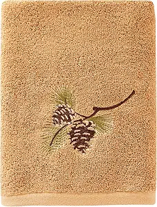 SKL Home by Saturday Knight Ltd. Pinehaven Bath Towel, Wheat