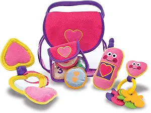 Melissa & Doug Pretty Purse Fill and Spill Soft Play Set Toddler Toy