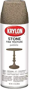 Krylon K03702000 Fine Stone Textured Finish, Pebble 12 Ounce (Pack of 1)