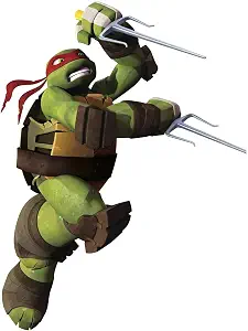 RoomMates RMK2251GM Teenage Mutant Ninja Turtles Raphael Peel and Stick Giant Wall Decals
