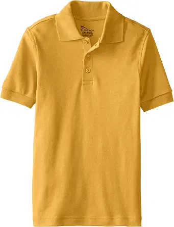CLASSROOM Boys' Uniform Short Sleeve Interlock Polo