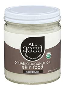 All Good Organic Coconut Oil Skin Food - Natural Moisturizing Skin Care - Non GMO - Vegan (Coconut)