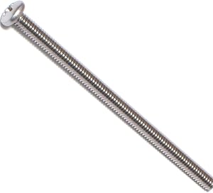 014973199524 Phillips Pan Machine Screws, 8-32 x 3-Inch, 25-Piece