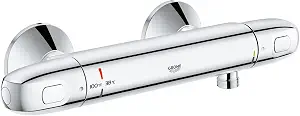 Grohe 34150003 Grohtherm 1000 2-Handle Thermostatic Shower Valve Trim, Starlight Chrome