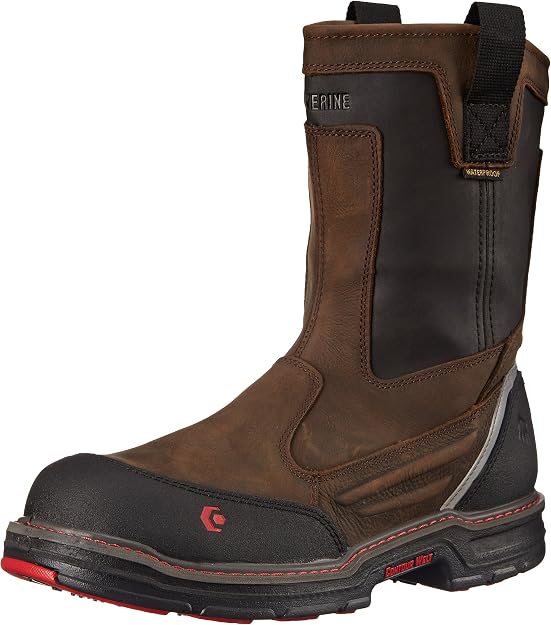 Wolverine Men's Overman Nano Toe 10 Inch Waterproof Contour Welt Work Boot