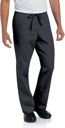 Landau Scrub Zone Unisex Relaxed Fit 2-Pocket Drawstring Cargo Scrub Pants 85221