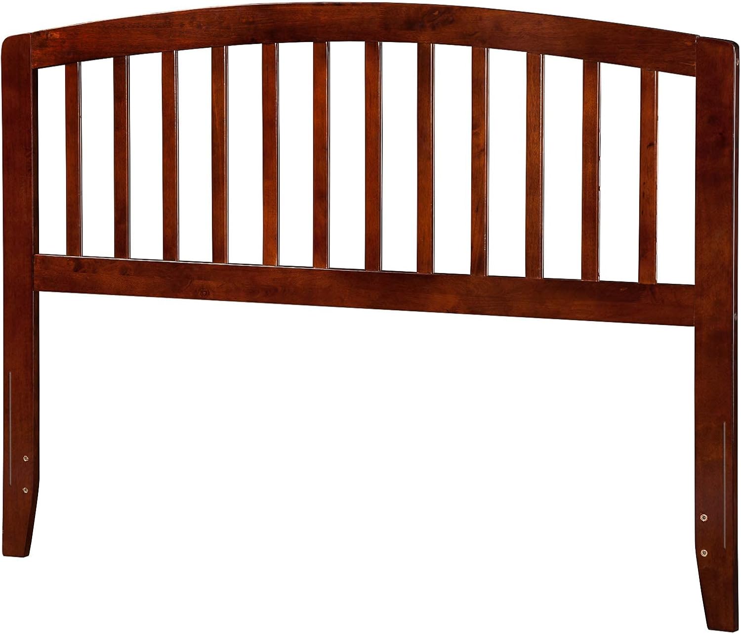 AFI Richmond Full Size Headboard with Attachable Charger in Walnut
