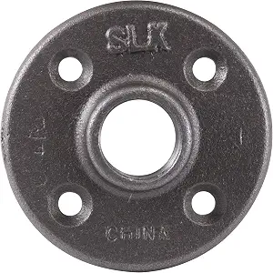 LDR 310 F-34 Floor Flange, Black, 3/4-Inch