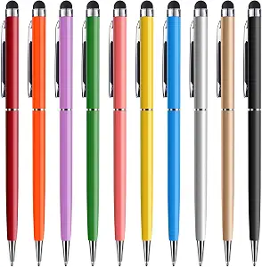 Stylus Pen anngrowy Stylus Pens Universal Ballpoint Pen 2 in 1 Stylists Pens for iPad iPhone Tablet Laptops Kindle Samsung Galaxy All Capacitive Touch Screens