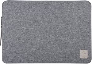 Comfyable Slim Protective Laptop Sleeve 16 Inch Compatible for MacBook Pro 16-Inch & 15 Inch MacBook Air (Loose Fit) M2 2023, Water-Repellent Computer Case for Mac, Dark Gray