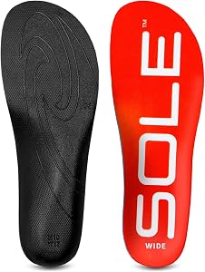 SOLE Active Medium Wide Shoe Insoles - Men's Size 8/Women's Size 10