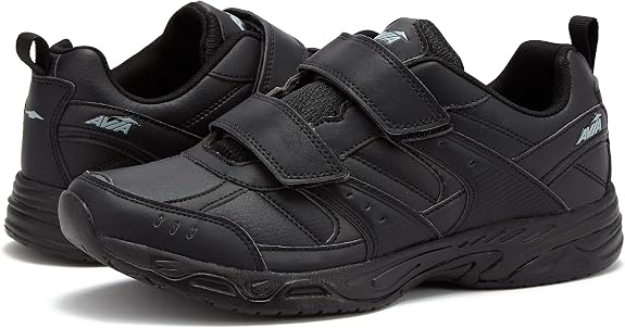 Avia Avi-Union II Strap Non Slip Shoes for Women – Comfort Safety Shoes for Work, Nursing, Restaurants, & Walking