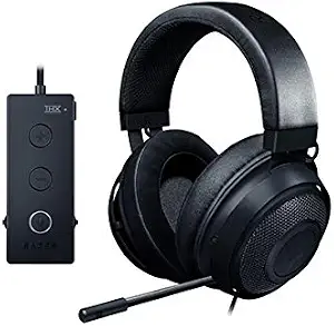 Razer Kraken Tournament Edition THX 7.1 Surround Sound Gaming Headset: Retractable Noise Cancelling Mic - USB DAC -  for PC, PS4, PS5, Nintendo Switch, Xbox One, Xbox Series X & S, Mobile – Black