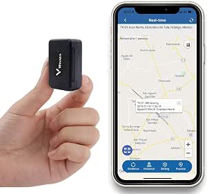 Zeerkeer Mini GPS Tracker for Vehicles Hidden Magnetic Mini GPS Locator Real-time Anti-Theft Micro GPS Tracking Device with App for Cars, Kids, Elderly, Wallet, Luggage