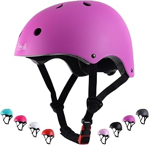 Bavilk Kids Bike Helmet,Boys Girls Helmet Multi-Sport Helmet for Skateboard Roller Inline Skating Bicycle Scooter 3 Sizes