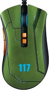 Razer DeathAdder V2 Gaming Mouse: 20K DPI Optical Sensor - Fastest Gaming Mouse Switch - Chroma RGB Lighting - 8 Programmable Buttons - Ergonomic Shape - Halo Infinite Edition