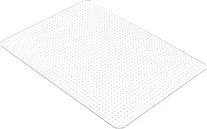 Office Chair Mat for Carpet, 30” x 48” Transparent Desk Chair Mat for Low Pile Carpeted Floors
