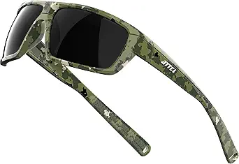 ATTCL Polarized Wrap Sunglasses For Men - Fishing Sports Glasses 100% UV Protection