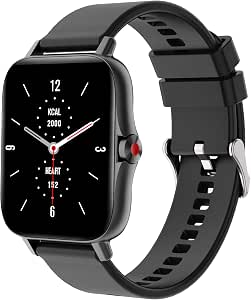 Forca Smart Watch,1.69' Fitness Watch,Smart Watch for Android Phones iOS Compatible Smart Watches for Men Women,Fitness Tracker with Heart Rate Monitor,Waterproof Smartwatch (Black)