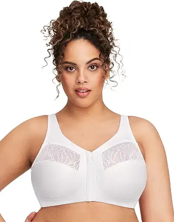 Glamorise Women's Plus Size MagicLift Natural Shape Bra Wirefree #1210