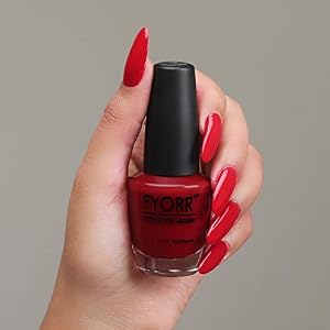 FYORR 15ML Quick Dry Long Lasting Smooth Finish Nail Polish (Red Apple)