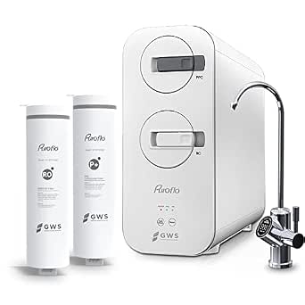Puroflo Tankless RO System Under sink 600GPD High Capacity, Smart Faucet TDS Display, 1.5:1 Pure to Drain, Water Filter Life Reminder, Auto Flushing, Reverse Osmosis System Under Sink USA Tech Support