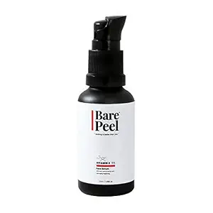 Bare Peel 15% Vitamin C Face Serum for Glowing Skin Contains Gotu Kola, Ferulic Acid and Aloe Vera for tightening the pores | SLS & Paraben Free | For All Skin Types (30ML)