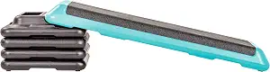 The Step Original Aerobic Platform, Health Club Size Steppers for Exercise with 4 Risers for Adjustable Home Workout, Stair Stepper for Exercise and Home Gym