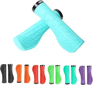 CROSSSELL Ergonomic Bike Grips, Handlebar Grip, Bicycle Handlebar Grips, Mountain Bike Grips, Mountain Bike Handlebar Grips, Single Lock-on Mountain Bike Grips, Non-Slip Handle Grip